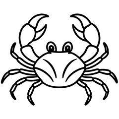 Modern Crab Sketch