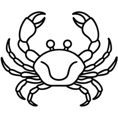 Modern Crab Sketch