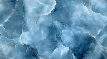 Obraz premium Abstract Blue Ice Crystal Texture Background