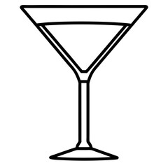 Modern Martini Vector Design