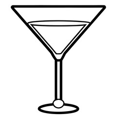 Modern Martini Vector Design