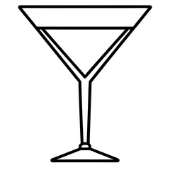 Modern Martini Vector Design