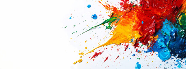 Fototapeta premium Colorful Art Splash
