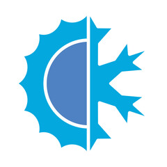 Heating and cooling Icon