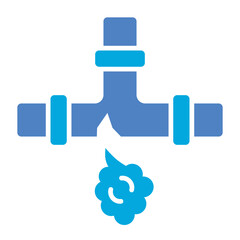 Fototapeta premium Gas leaking Icon