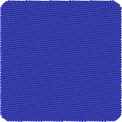 Square Shape Knit Texture Colorful