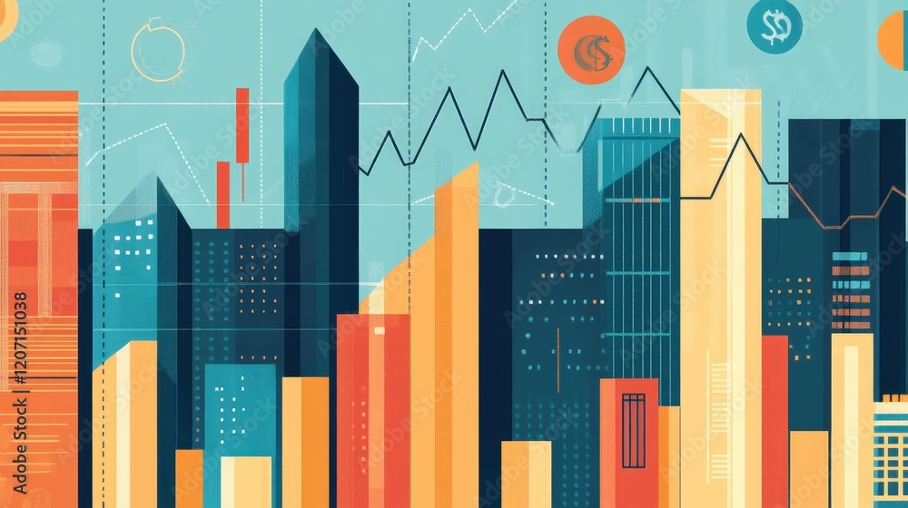Poster graph showing the comparison between traditional and alternative investments