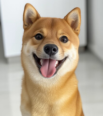 Close up Adorable Shiba inu