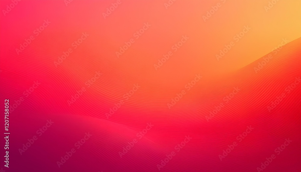 Poster abstract gradient background with lines on vibrant color.