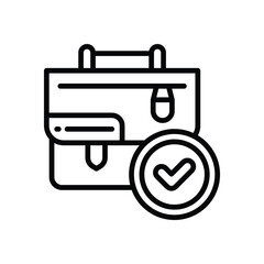 project management line icon. vector icon for your website, mobile, presentation, and logo design.