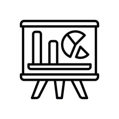 board plan line icon. vector icon for your website, mobile, presentation, and logo design.