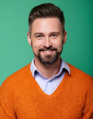 Obraz premium Portrait of a smiling man