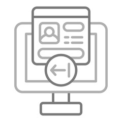 Fototapeta premium Logout Icon