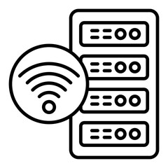 Wifi server Icon