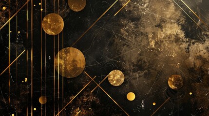 Elegant abstract background for casino themed fundraiser ball with modern, upscale design elements