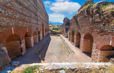 Ancient City Sardes (Sardis) in Turkey. Province of Lydia, major center of Hellenistic and Byzantine culture. Now an archaeological site