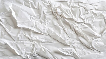 Obraz premium Wrinkled paper poster texture background concept with wrinkles and white glue.