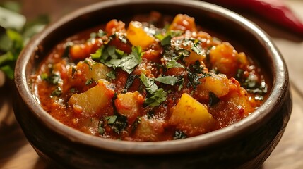 In a simple home an ideal vegetable is dressed with a small amount of spice