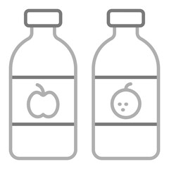 Juice bottles Icon