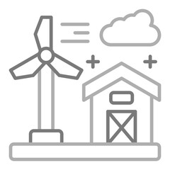 Windmill village Icon