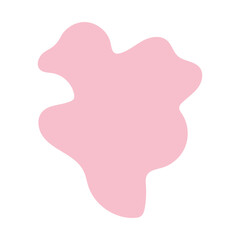 abstract blobs pastel pink for background