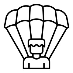 Parachuting Icon