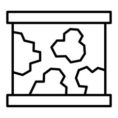Fototapeta premium World map Icon