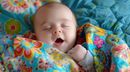 Newborn Yawn: The sweet, innocent moment when a baby yawns, signaling their need for rest and creating a heart-melting sight of pure tenderness.
