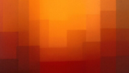 Abstract Orange and Red Sunset Blocks