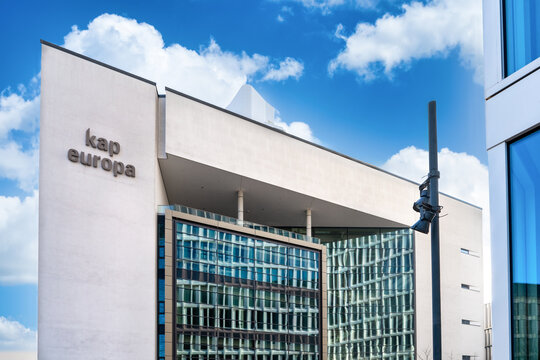 Frankfurt, Germany, 19.01.2025: Kap Europa, Congress Center of Messe Frankfurt. Cape Europe building is a first-class event and conference venue