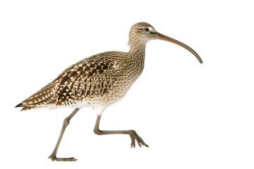 Obraz premium female pheasant isolated on white