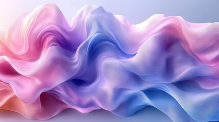 Obraz premium Abstract background featuring blue, purple, and white wavy patterns.