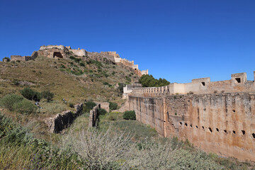 Ruins of Sagunto Castle near Valencia, Spain
