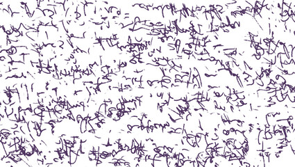Abstract Scribbles on Transparan Background