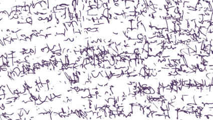 Abstract Scribbles on Transparan Background