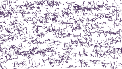 Abstract Scribbles on Transparan Background