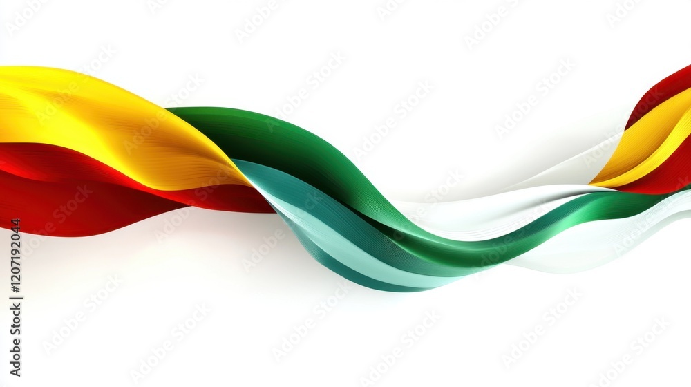Poster abstract colorful wave design swirling dynamic vibrant fluid motion graphics background