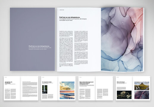 Elegant Minimalist Editorial Template