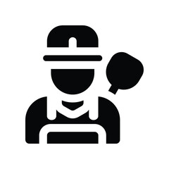 worker cost solid icon. vector icon for your website, mobile, presentation, and logo design.