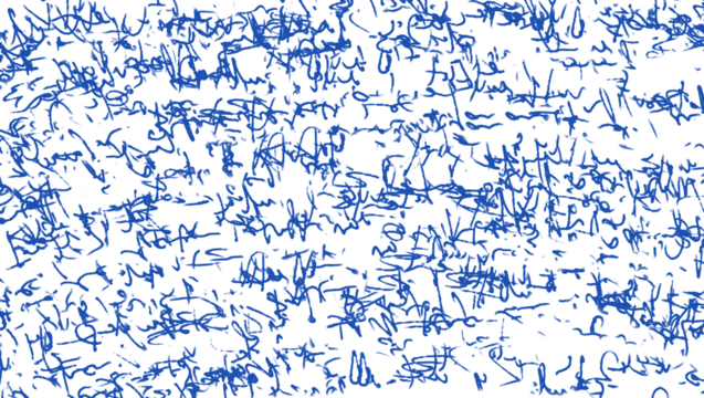 Abstract Scribbles on Transparan Background
