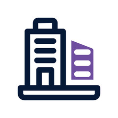 company dual tone icon. vector icon for your website, mobile, presentation, and logo design.