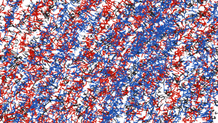 Abstract Scribbles on Transparan Background