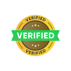 Verified Badge Stamp vector design