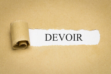 devoir