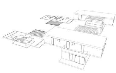 house plan blueprint