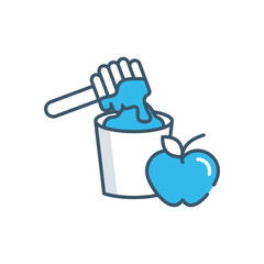 Organic healthy nectar vector icon © vector squad