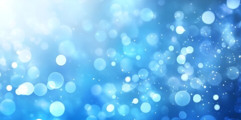 Abstract background with a blue gradient and network connections on a light blue background, a technology concept banner,