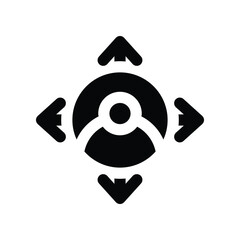 network icon. vector glyph icon for your website, mobile, presentation, and logo design.