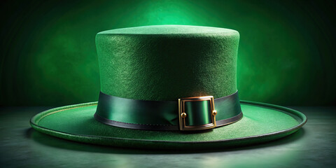 luxury silk textured st. Patrick's day hat, silk st. patrick's hat