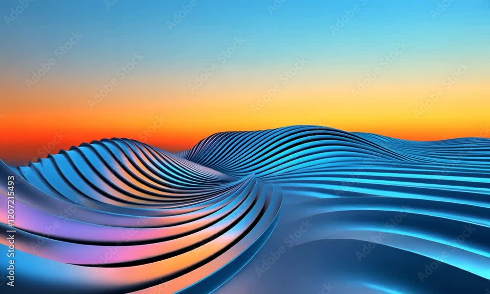 Poster tech art abstract creative colorful fluid kv visual design
